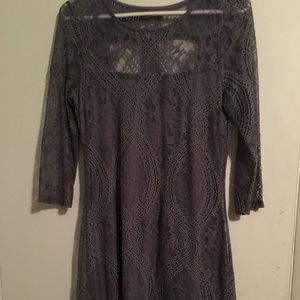 Lavender lace dress
